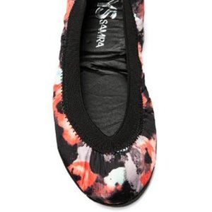 Yosi Samra Floral Abstract Floral ballet flats